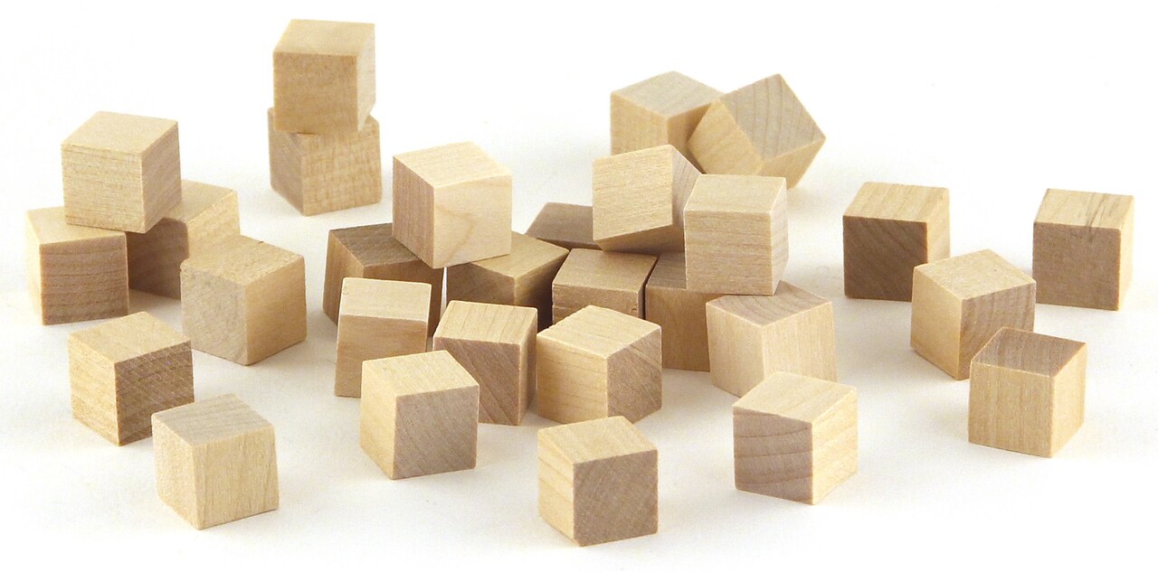 Hygloss Wood Blocks 1 2